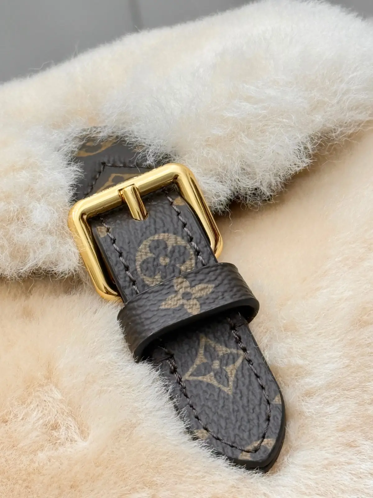 💰410顶级原单,变码芯片 M11919 Nano Teddy 双肩包出自 LV Ski 系列,为舒软羊毛皮搭配 Monogram 帆布和耀目搭扣,成就高山度假的个性之选。侧袋设计和充裕空间可轻松收纳手机、钱夹和其他小物。 16.5 x 13 x 25 厘米 (高 x 宽 x 长度) 羊毛皮 涂层帆布饰边 织物内衬 金属件 磁扣开合 侧袋 手柄:单手柄